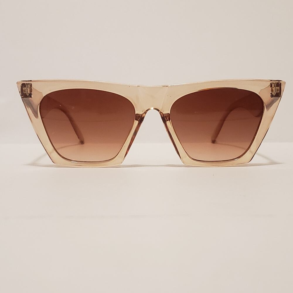 Women's Sunglasses Square Cat-Eye Cola Brown Frame #A70S